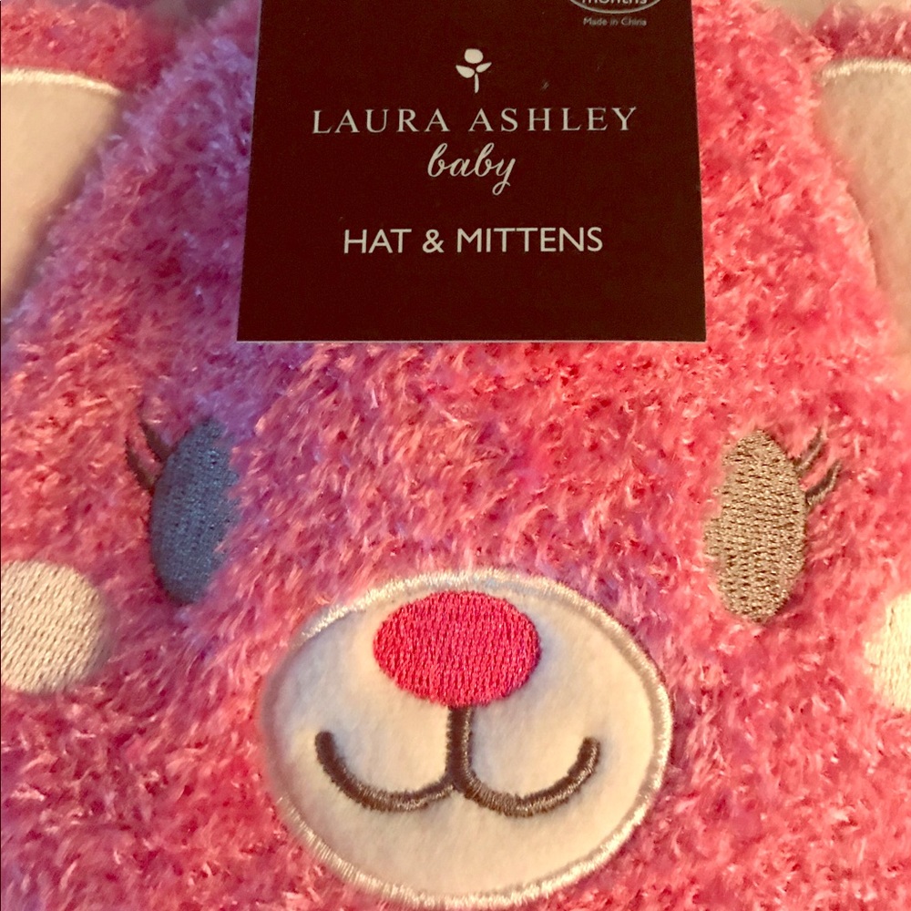 NWT hat and mittens by Laura Ashley